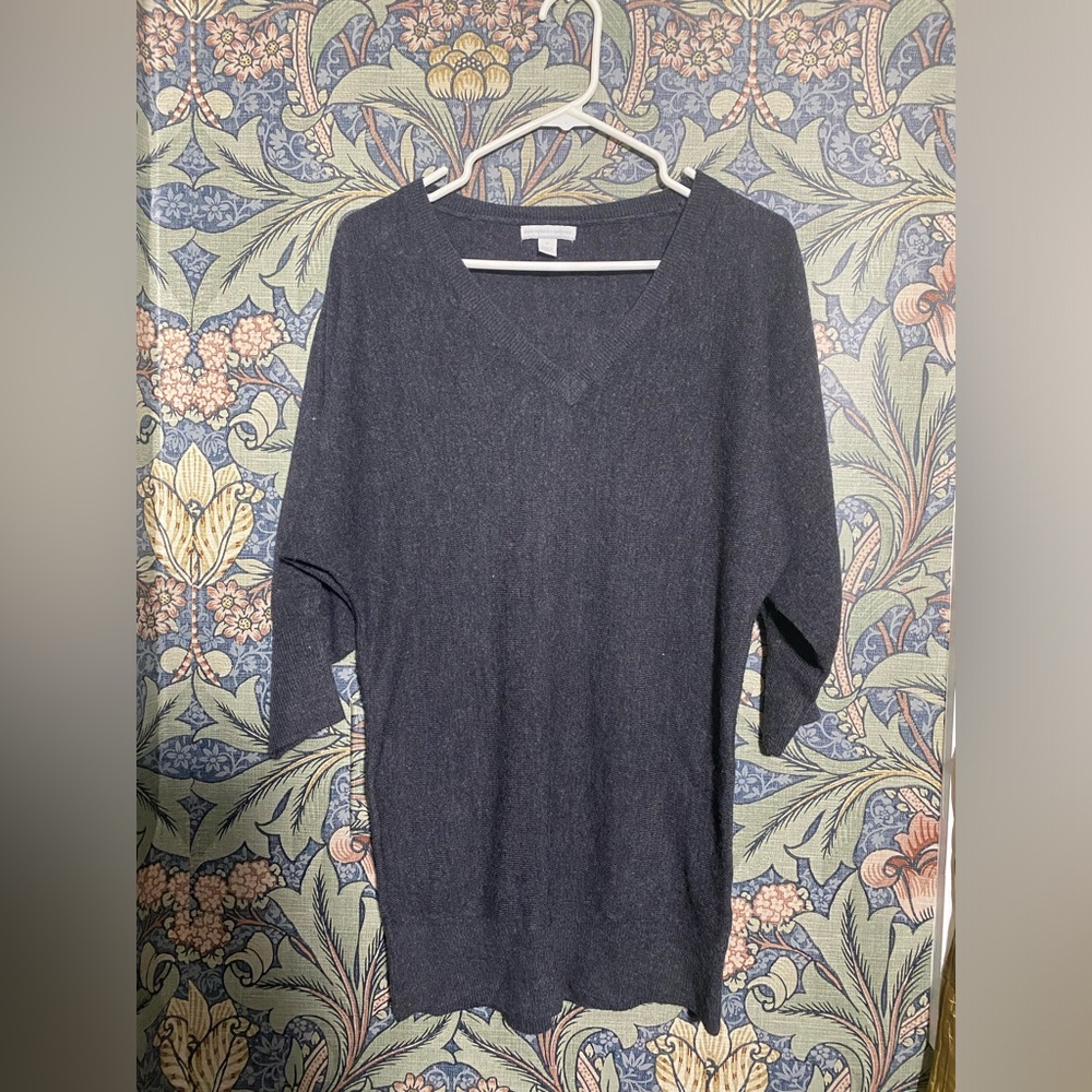 New York & Company Dark Gray Long Sleeve Dress - Picture 2 of 5